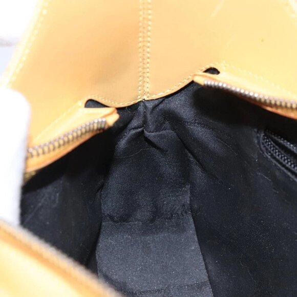 Salvatore Ferragamo Sunflower Shoulder Bag Canvas Yellow Auth 133137 - Picture 14 of 16